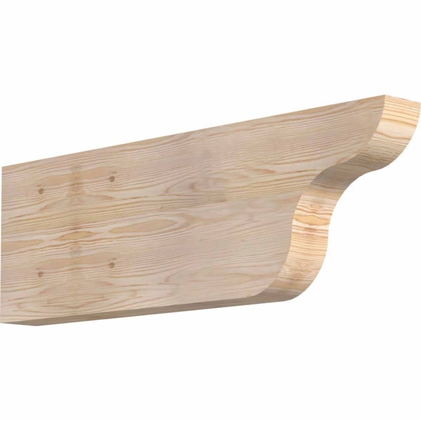 Ekena Millwork Carmel Smooth Rafter Tail, Douglas Fir, 3 1/2"W x 12"H x 36"L RFT04X12X36CAR00SDF - main